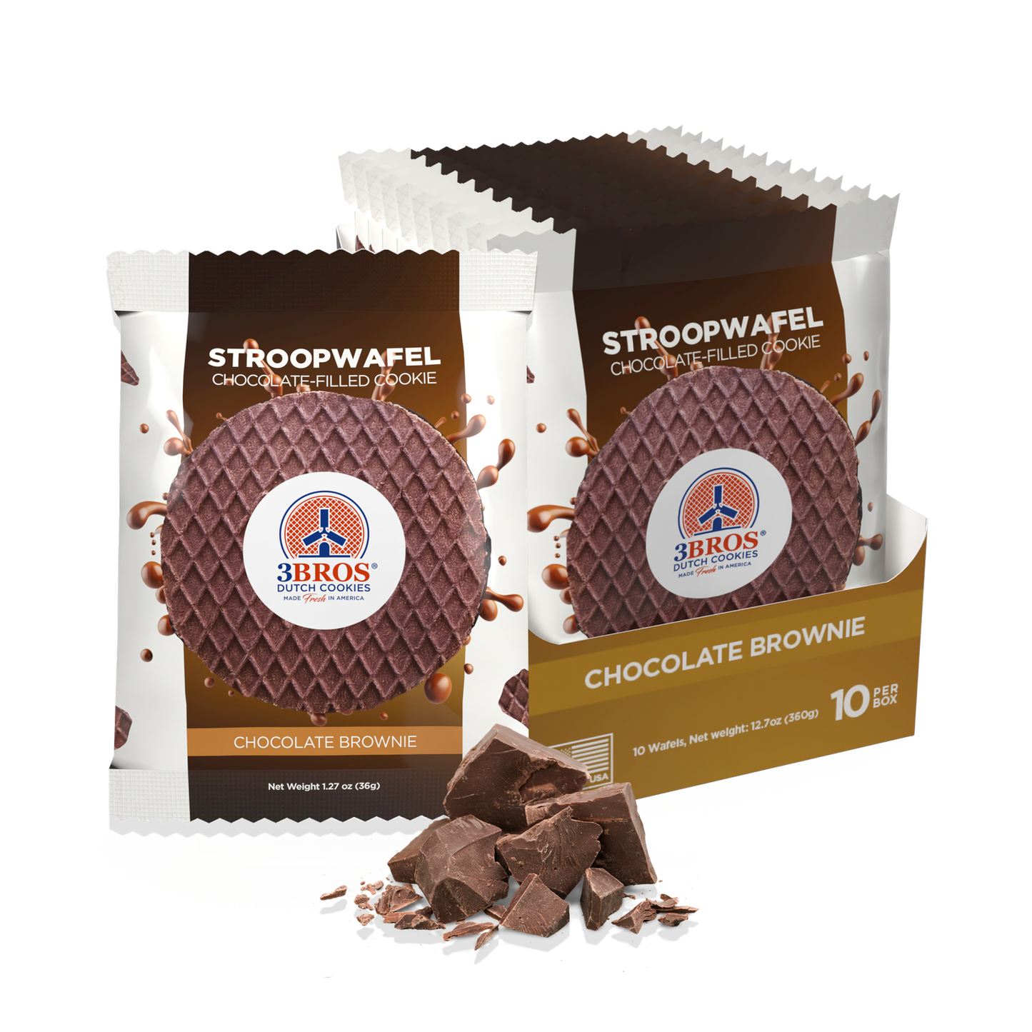 Chocolate Brownie - 10 single packs