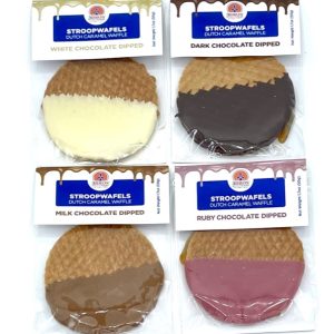 Chocolate Dipped Stroopwafel Variety Box β 4 Irresistible Flavors