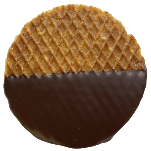 Luxurious Dark Chocolate‑Dipped Caramel Stroopwafel - Case of 16 singles