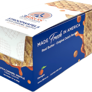 Luxurious Dark Chocolate‑Dipped Caramel Stroopwafel - Case of 16 singles