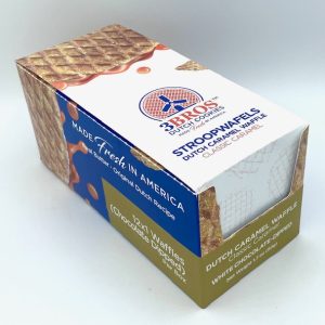 Decadent White Chocolate‑Dipped Caramel Stroopwafel - Case of 16 singles