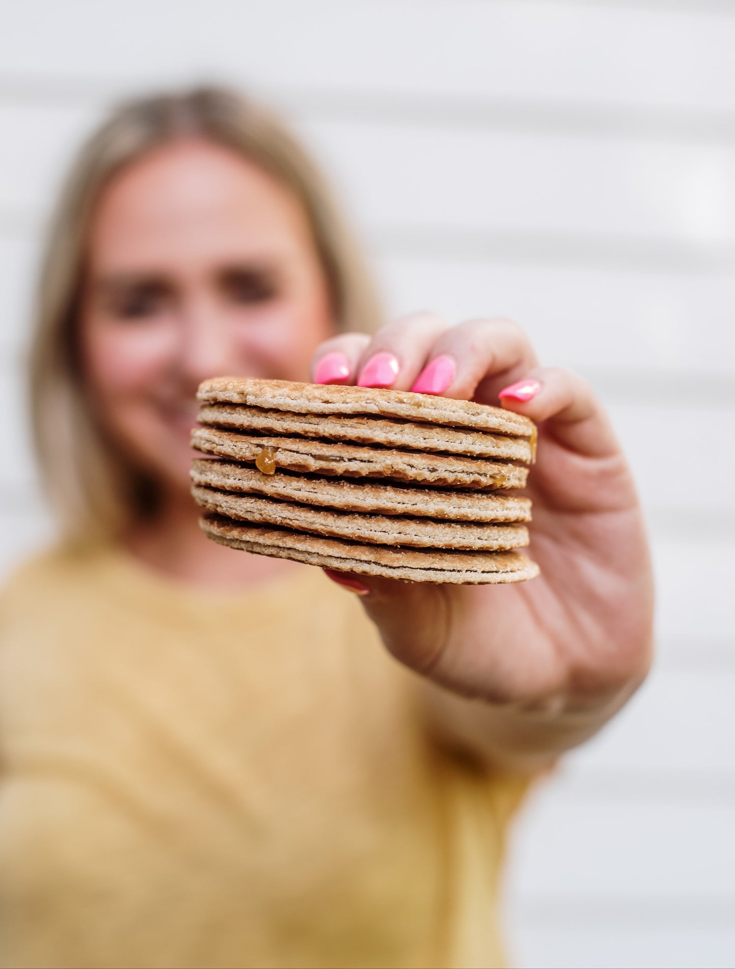 Classic Caramel Stroopwafels – 8‑Pack - Value Case of 6 bags