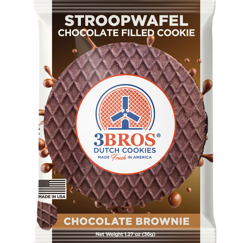 3Bros Chocolate Brownie Stroopwafel