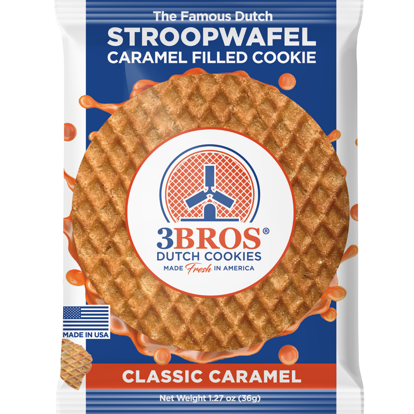 3Bros Classic Caramel Stroopwafels