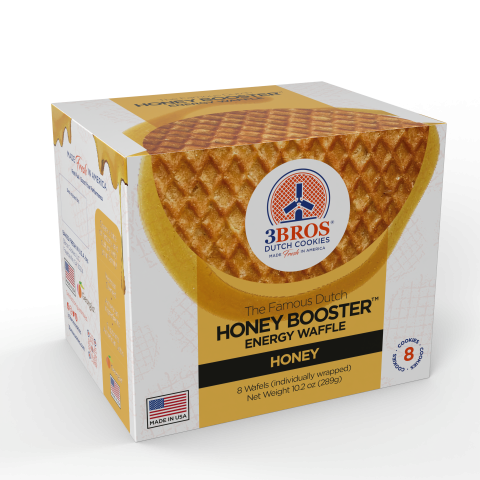 Honey Booster Energy Waffles - 8 count