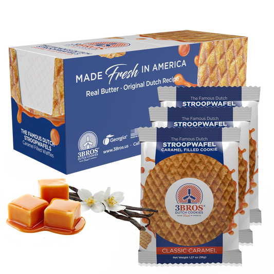 Classic Caramel Stroopwafel - 20 single packs