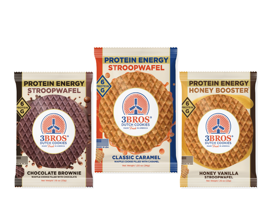 3 Bros Cookies Protein Stroopwafels - 20 Count