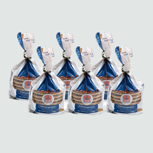 Classic Caramel Stroopwafels – 8‑Pack - Value Case of 6 bags