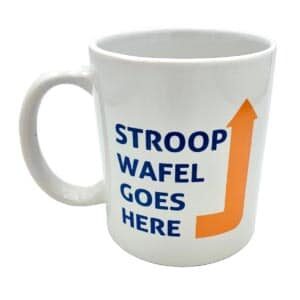 Stroopwafel Goes Here Mug © 3Bros Cookies