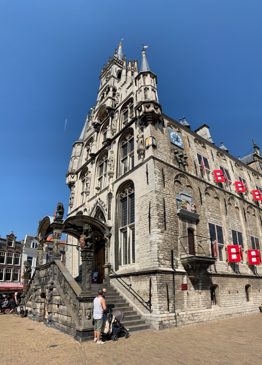 City hall of Gouda, Netherlands, birthplace of Stroopwafels