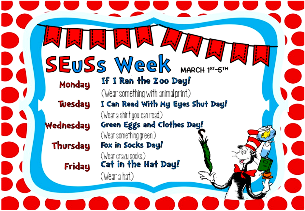 Read Across America Celebrations, Dr. Seuss Birthday, and Fun Snacks ...