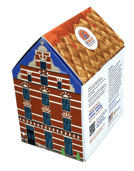 Neck Gable Canal House Box of 3Bros Stroopwafels