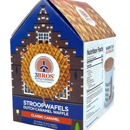 This is a box of 3Bros Stroopwafels in a Canal House Box