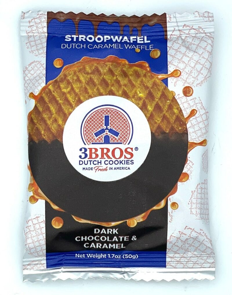 Stroopwafel dipped in Dark Chocolate