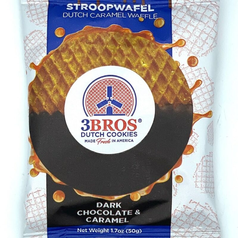 Stroopwafel dipped in Dark Chocolate