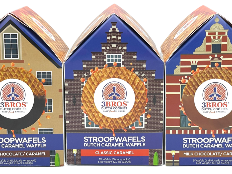 3Bros Stroopwafels, Collector's Set of Canal House Boxes
