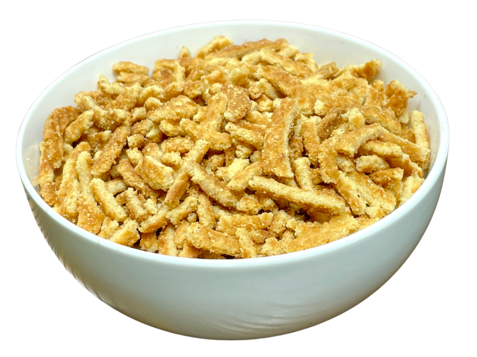 A bowl of 3Bros Stroopwafel Cookie Crumbs