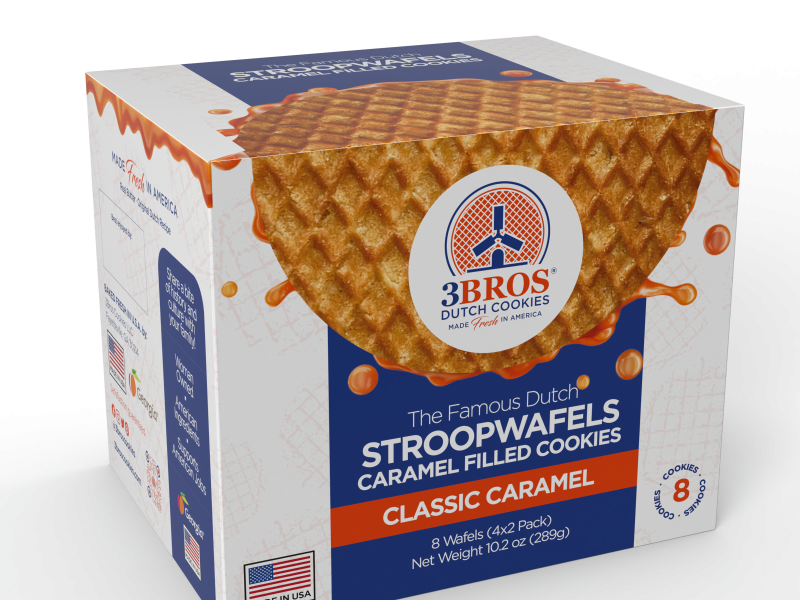 Stroopwafels from 3Bros Cookies, box of 8