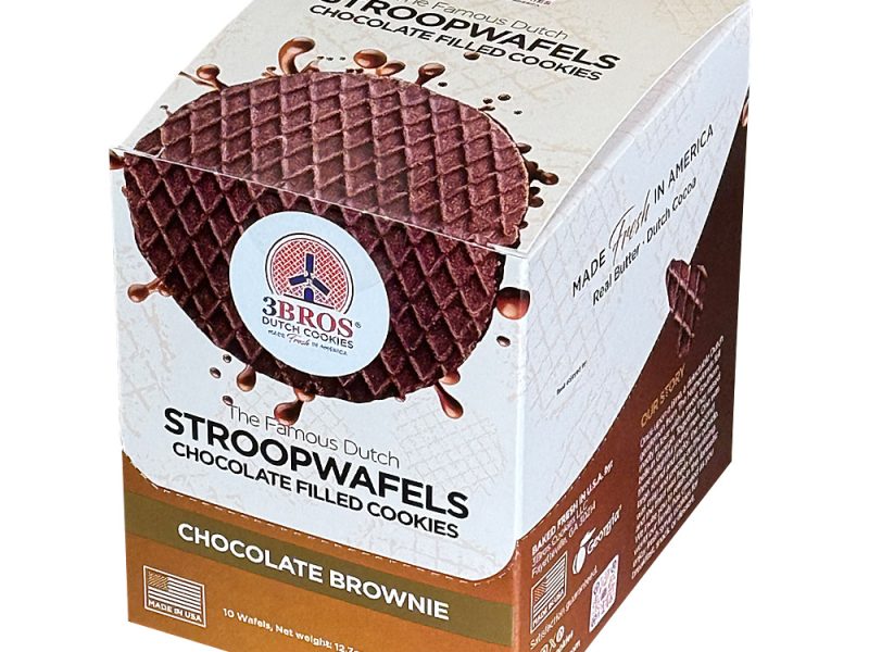 chocolate filled chocolate cookie in box of ten single servings