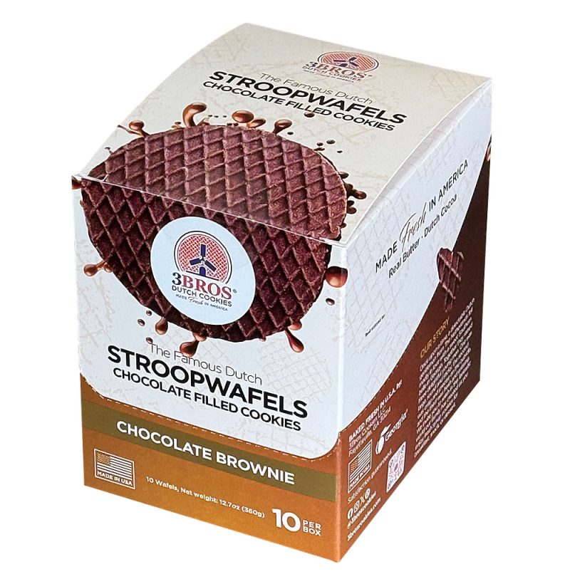 chocolate filled chocolate cookie in box of ten single servings