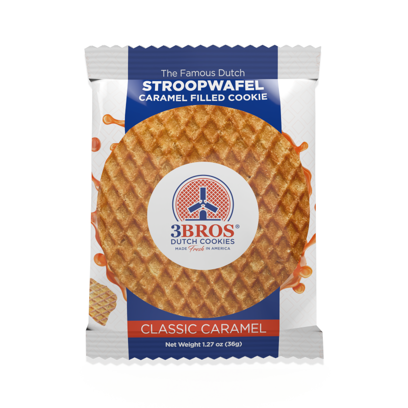 Classic Caramel Stroopwafel - 20 single packs
